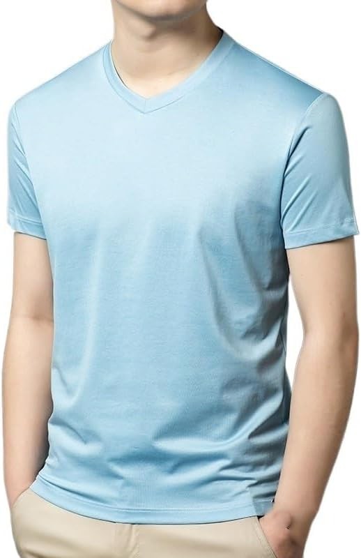 Essential Men's Crew T-Shirts Summer Tee's Ultra Cotton Short Sleeve for Summer Adventures