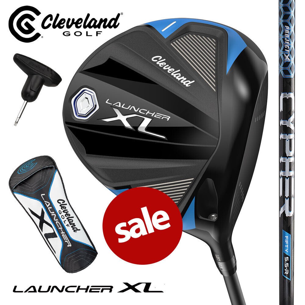 Cleveland Launcher XL Driver Project X Cypher Fifty (Inc HCover)