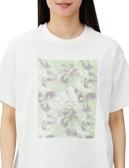 Adidas Street Sports Botanical Graphic T-Shirt 2 Women's