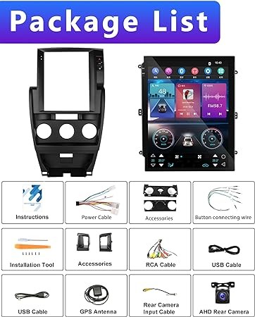9.7'' Android Car Stereo with Wireless CarPlay Android Auto MirrorLink for 2006-2012 Toyota Corolla Podofo IPS Touch Screen Bluetooth FM Radio with GPS WiFi HiFi Audio Backup Camera