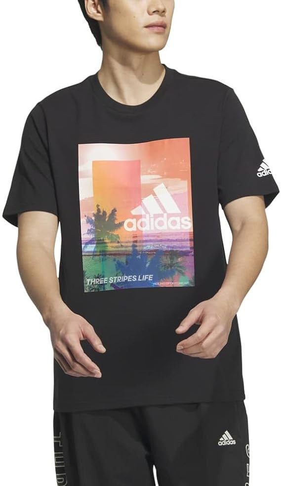 Adidas Street Sports PALM TREE Men's T-Shirt