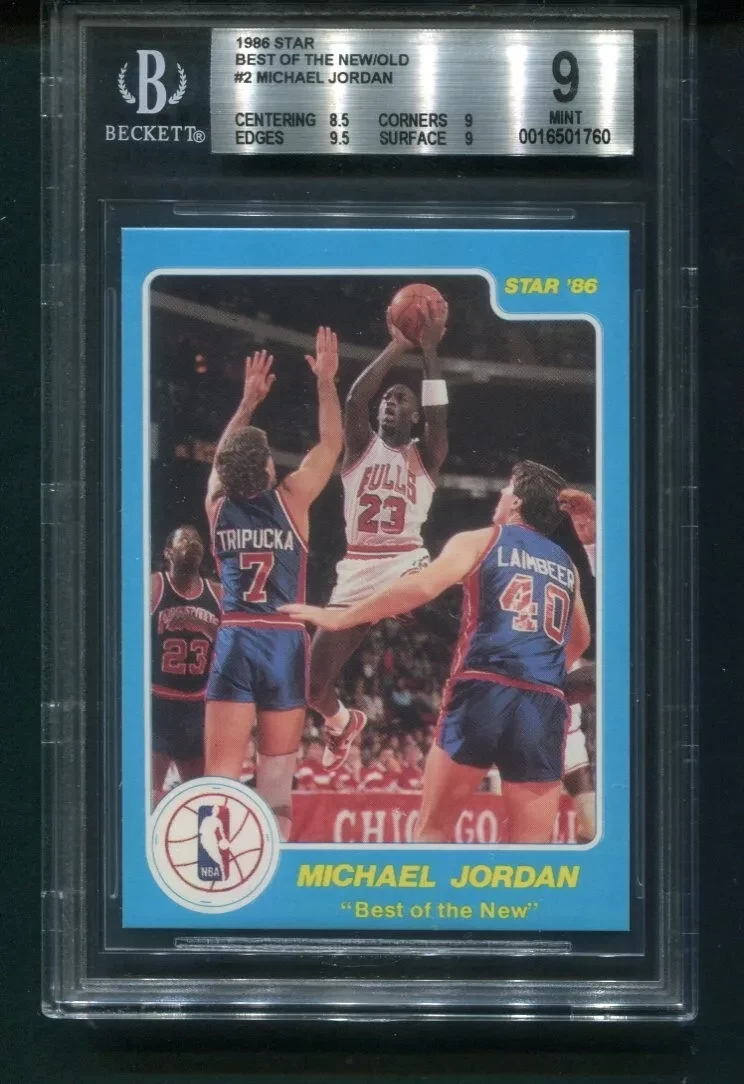1986 Star Michael Jordan Best of the New #2 BGS 9