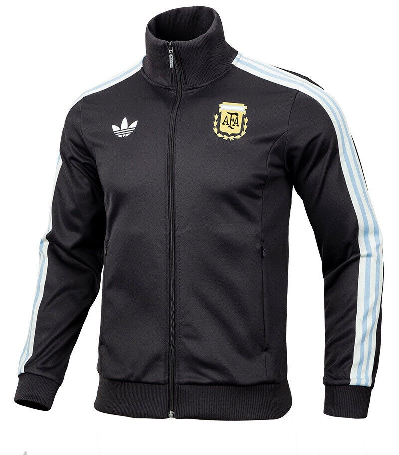Adidas Argentina Training Jacket Men's Soccer Top Sports Shirts Asia-Fit IU2155