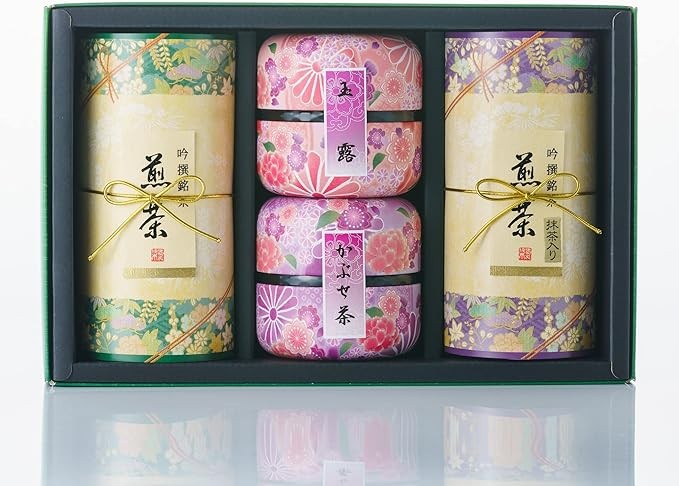 Doso "Gyokuro, Kabuse, Sencha Assortment Gift" Gift for Giving Back Tea Gift, Made in Japan, Tea Leaves Elegant Tradition-50