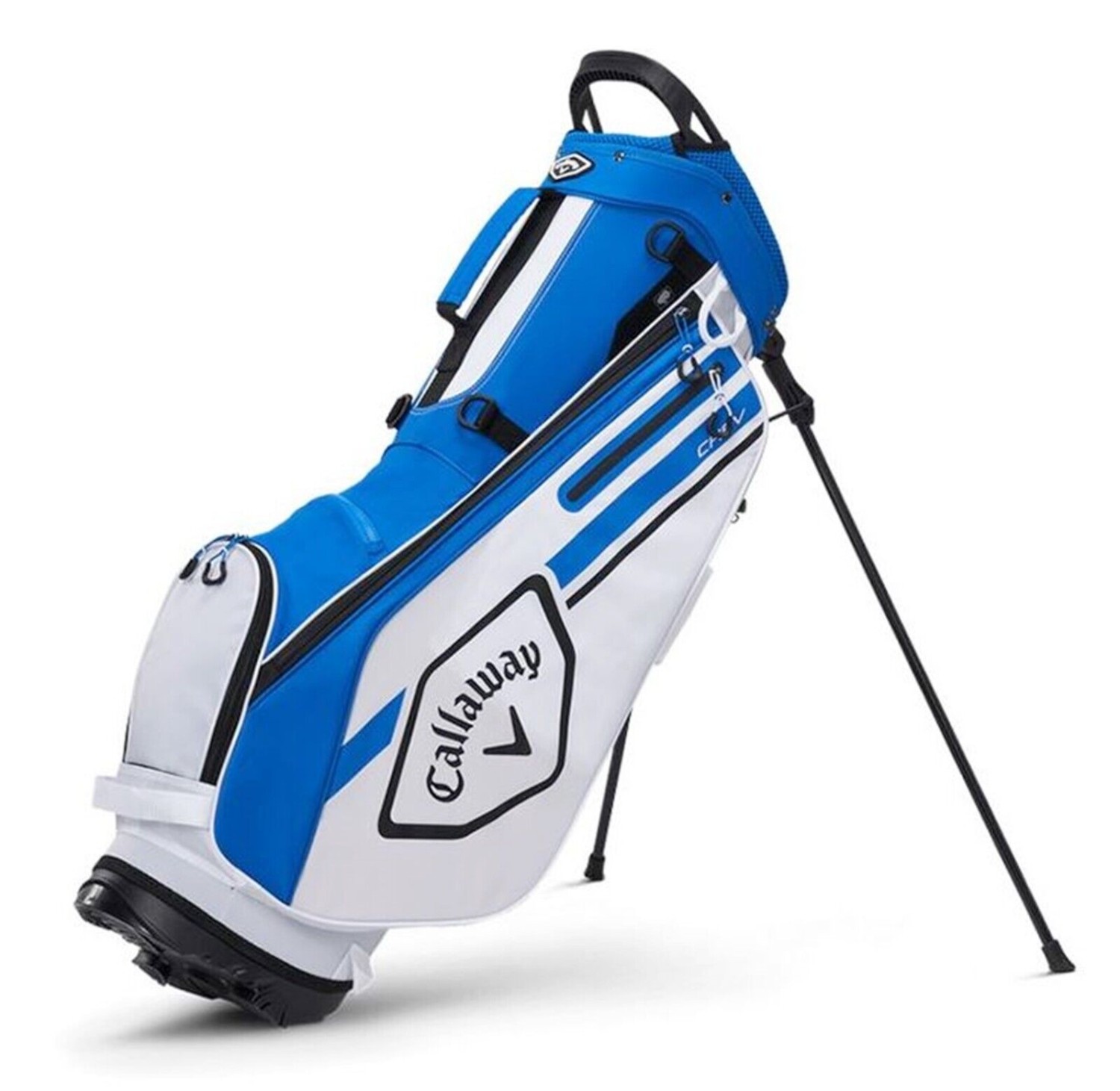 Callaway 2022 CHEV Men's Golf Stand Bag Light 9inch 4Way 2.2kg PU -Royal White
